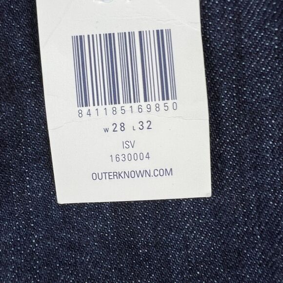 Outerknown Ambassador Slim Fit Jeans Men’s 28x32 Selvedge Denim Dark Wash Pants‎ - Picture 2 of 16